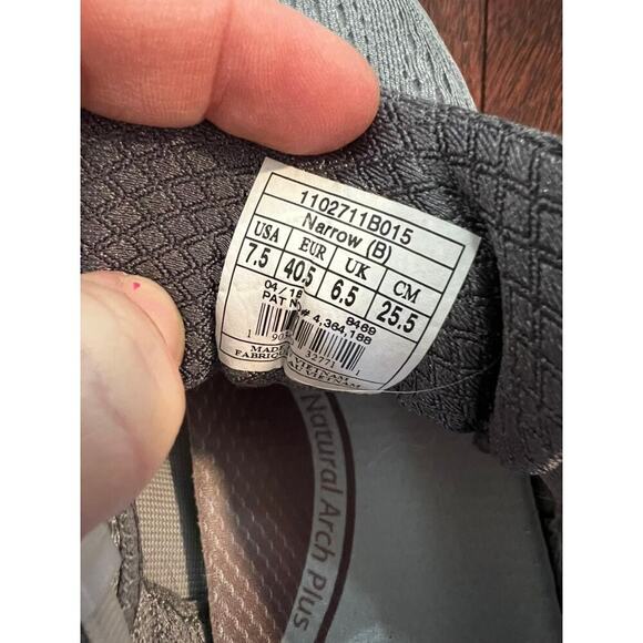 Men's Brooks Adrenaline GTS 18 Road Running shoes size 7.5 Narrow B Gray Blue - Picture 9 of 9